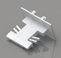 3/16 x 13/16 Inch (in) Flat Grid Clips